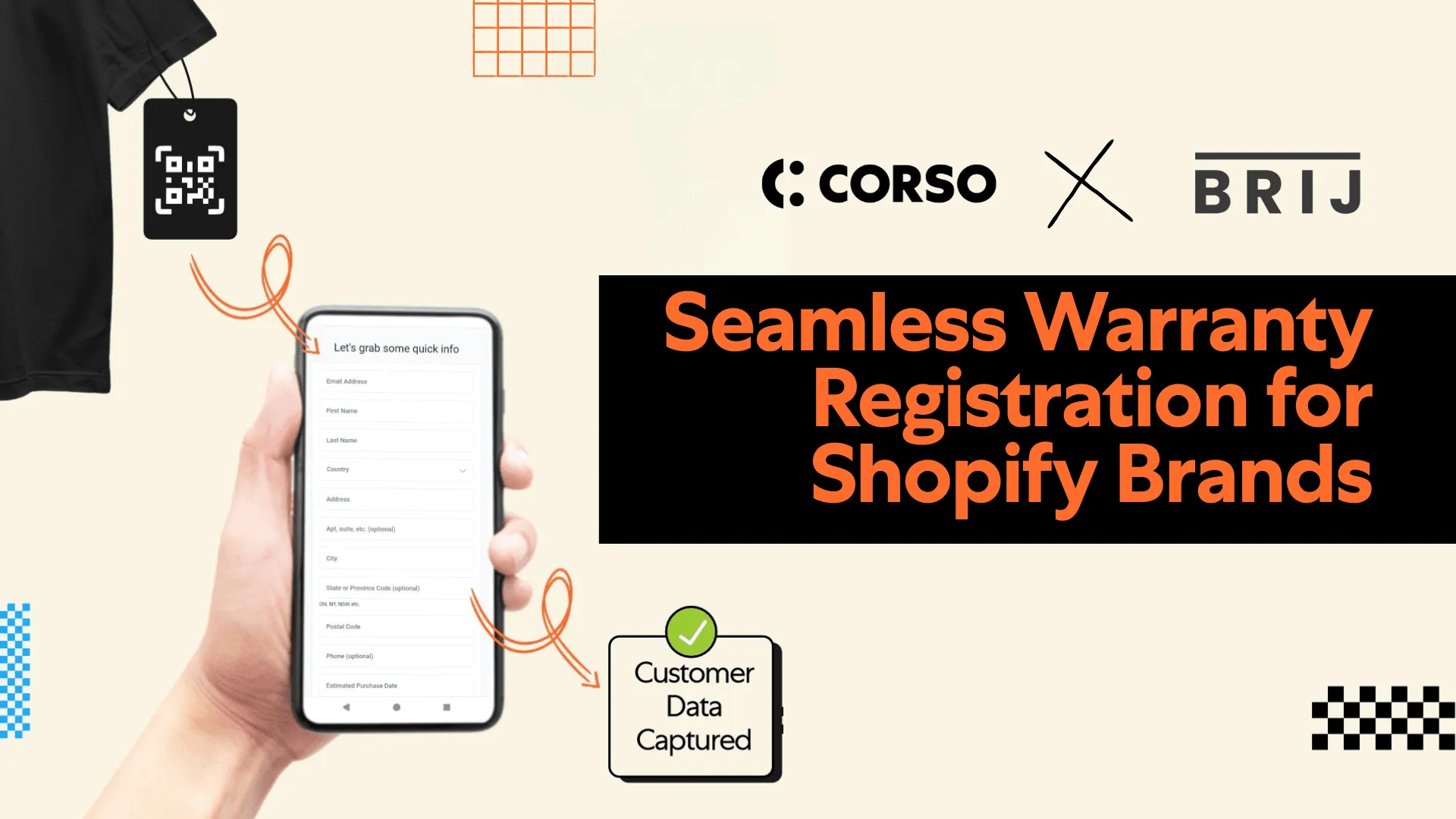 Corso + Brij: Seamless Warranty Registration for Shopify Brands