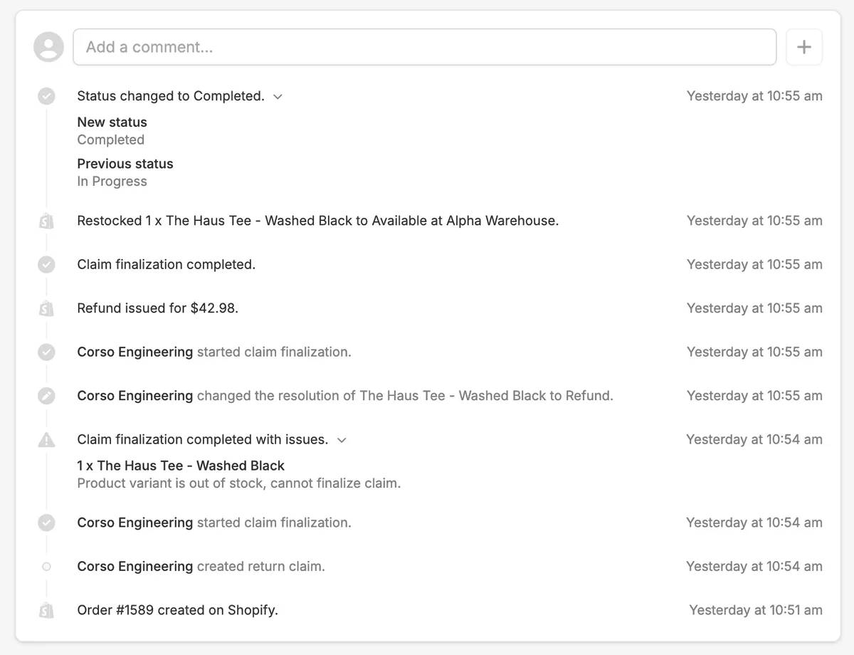 Additional Details Now Visible In Timeline Events